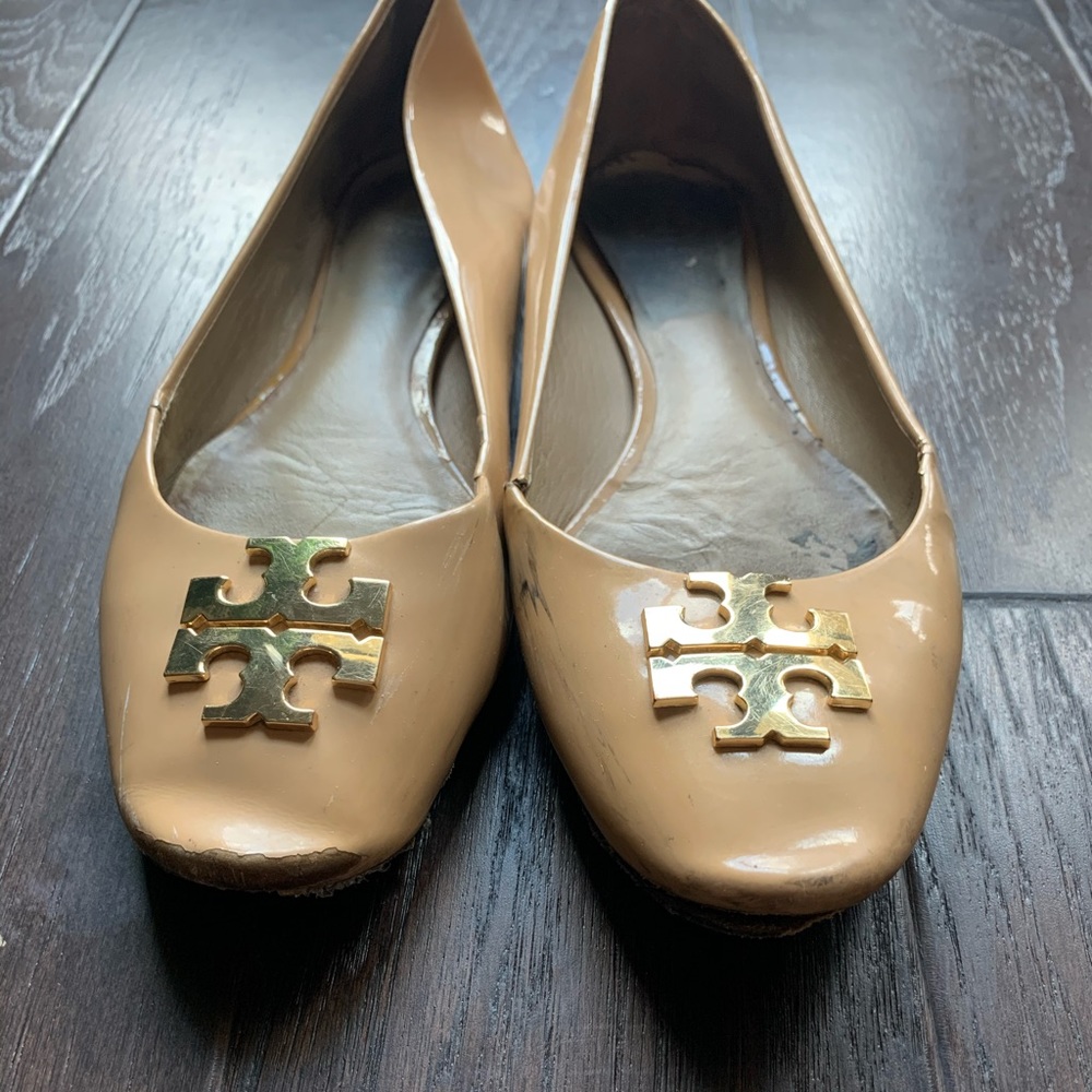 Tory Burch nude flats